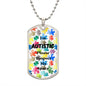 I'm Autistic - Dog Tag Necklace