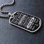 Promise Me - Dog Tag
