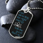 I am attracting the right energy - Dog Tag