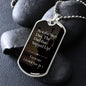 Dad that stepped up - Dog Tag Chain