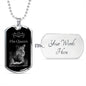 Dog Tag - His Queen