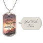 Dog Tag Necklace - Serenity Prayer