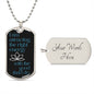 I am attracting the right energy - Dog Tag