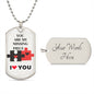 My Missing Piece - Dog Tag Chain