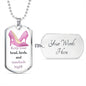 High Standards - Dog Tag Necklace w/ Personalization Option