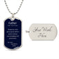 Father - Dog Tag
