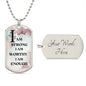 I am - Dog Tag Necklace