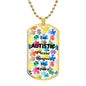 I'm Autistic - Dog Tag Necklace