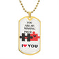 My Missing Piece - Dog Tag Chain