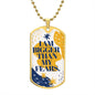 I am bigger than my fears - Dog Tag