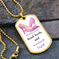 High Standards - Dog Tag Necklace w/ Personalization Option