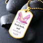 High Standards - Dog Tag Necklace w/ Personalization Option