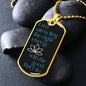 I am attracting the right energy - Dog Tag