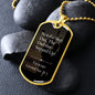 Dad that stepped up - Dog Tag Chain