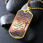 Dog Tag Necklace - Serenity Prayer