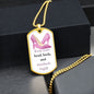 High Standards - Dog Tag Necklace w/ Personalization Option