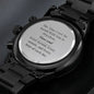The Time I spend with you is Priceless - Chronograph Watch