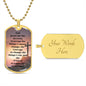 Dog Tag Necklace - Serenity Prayer