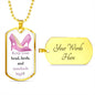 High Standards - Dog Tag Necklace w/ Personalization Option