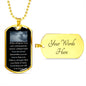Dog Tag - I am the storm
