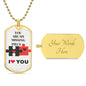My Missing Piece - Dog Tag Chain