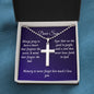 Never lose Faith - Stainless Steel Cross