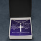 Never lose Faith - Stainless Steel Cross