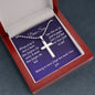 Never lose Faith - Stainless Steel Cross