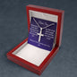 Never lose Faith - Stainless Steel Cross