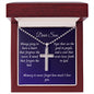 Never lose Faith - Stainless Steel Cross