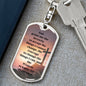 Dog Tag Keychain - Serenity Prayer