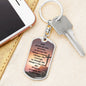 Dog Tag Keychain - Serenity Prayer
