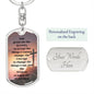 Dog Tag Keychain - Serenity Prayer