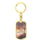 Dog Tag Keychain - Serenity Prayer