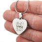 Best Mom Ever - Engraved Heart Necklace