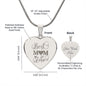 Best Mom Ever - Engraved Heart Necklace