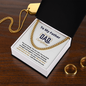 To My Father - Always Here - Cuban Link Chain