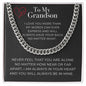 To My Grandson - Cuban Link