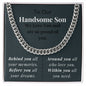 To our handsome son - Cuban Link