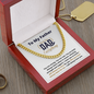 To My Father - Always Here - Cuban Link Chain