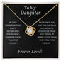 To My Daughter - I am the storm Necklace