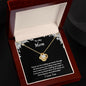 To My Mom - Thank You - Love Knot Necklace