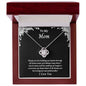To My Mom - Thank You - Love Knot Necklace