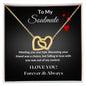 To my soulmate - Interlocking Hearts Necklace