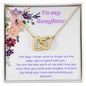 To my daughter: Interlocking Heart Necklace
