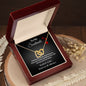 To my soulmate - Interlocking Hearts Necklace