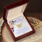 To my daughter: Interlocking Heart Necklace