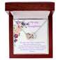 To my daughter: Interlocking Heart Necklace