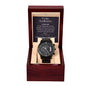 To My Soulmate - Timeless Love - Chronograph Watch