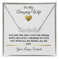 To My Amazing Wife - Custom Name Necklace